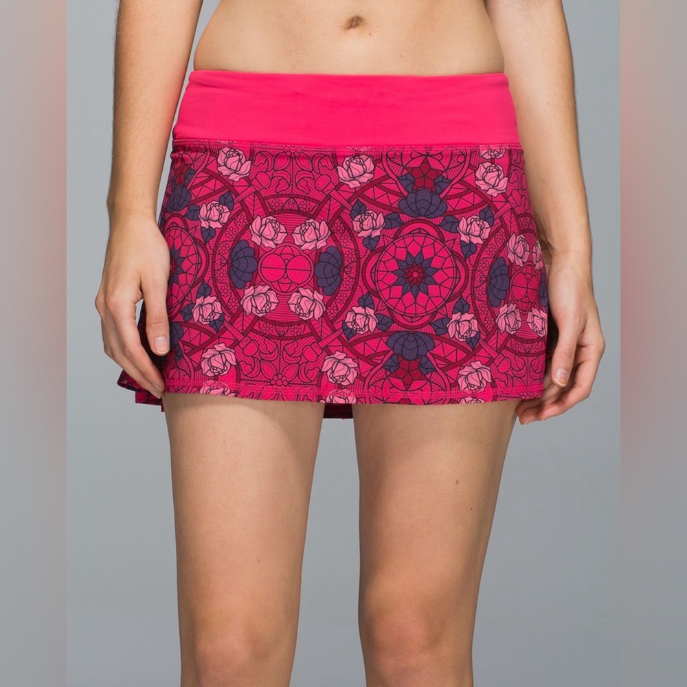 Lululemon Run-Pace Setter Skirt 4-way‎ Stretch (Sz 8 Regular)TXA948